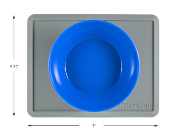 Suction Bowl + Placemat (Blue / Gray) - Image 4