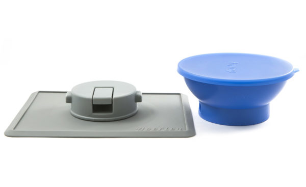Suction Bowl + Placemat (Blue / Gray) - Image 5
