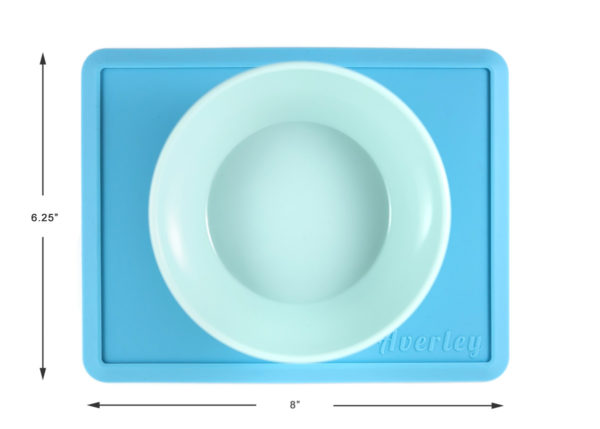 Suction Bowl + Placemat (Mint / Light Blue) - Image 4