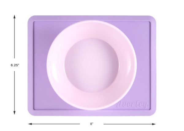 Suction Bowl + Placemat (Pink / Lavender) - Image 4